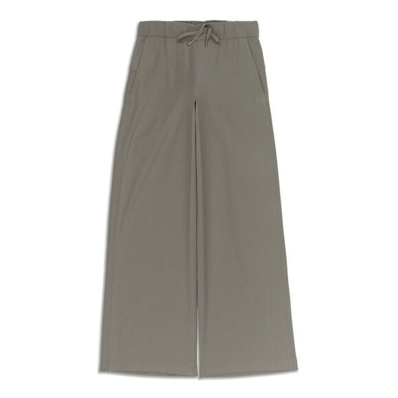 lululemon athletica Wide Leg Pants in Olive - Picture 1 of 9